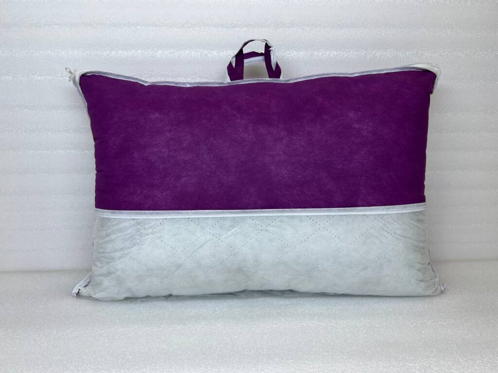 بالش الیاف توپی 800 گرمی کاور دار