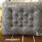 خرید پشتی سنتی ترمه طرح شاهسوند | رنگ نسکافه ای